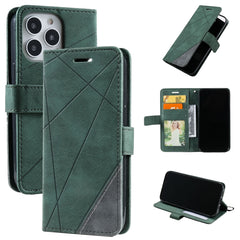 Skin Feel Splicing Horizontal Flip Leather Phone Case, For iPhone 13 Pro Max, For iPhone 13 Pro, For iPhone 13, For iPhone 13 mini