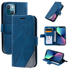 Skin Feel Splicing Horizontal Flip Leather Phone Case, For iPhone 13 Pro Max, For iPhone 13 Pro, For iPhone 13, For iPhone 13 mini