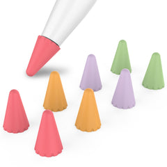 8 PCS / Set Stoyobe Universal Silicone Nib Cap For Apple Pencil 1 / 2, Mixed Colors, Women, Men