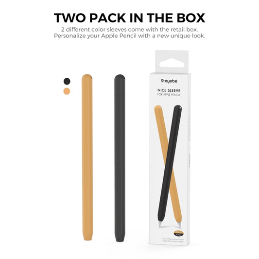 2 Teile/satz Stoyobe Silikon Schutzhülle Abdeckung Für Apple Pencil Pro / 2
