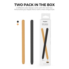 2 Teile/satz Stoyobe Silikon Schutzhülle Abdeckung Für Apple Pencil Pro / 2