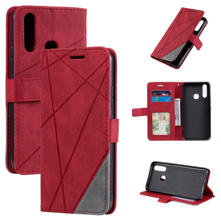 Skin Feel Splicing Horizontal Flip Leather Phone Case, For vivo Y17 / Y3s / Y15 / Y12 / Y11 2019, For vivo Y20 / Y20 2021 / Y20s, For vivo Y51a / Y31 / Y51 2020, December, For vivo Y72 5G / Y52 5G / iQOO Z3