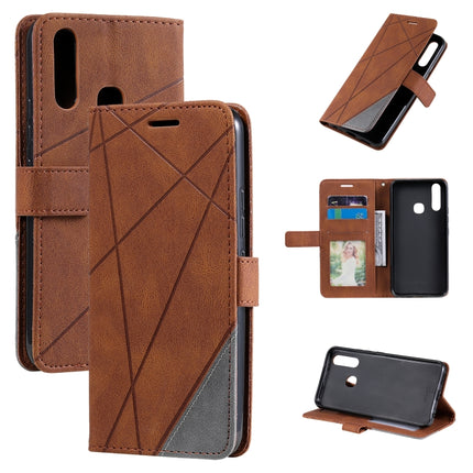 Skin Feel Splicing Horizontal Flip Leather Phone Case, For vivo Y17 / Y3s / Y15 / Y12 / Y11 2019, For vivo Y20 / Y20 2021 / Y20s, For vivo Y51a / Y31 / Y51 2020, December, For vivo Y72 5G / Y52 5G / iQOO Z3