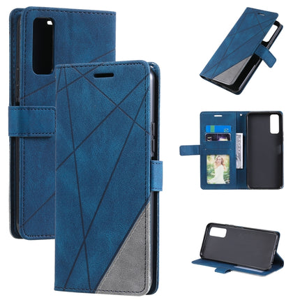 Skin Feel Splicing Horizontal Flip Leather Phone Case, For vivo Y17 / Y3s / Y15 / Y12 / Y11 2019, For vivo Y20 / Y20 2021 / Y20s, For vivo Y51a / Y31 / Y51 2020, December, For vivo Y72 5G / Y52 5G / iQOO Z3