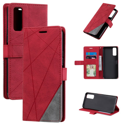 Skin Feel Splicing Horizontal Flip Leather Phone Case, For vivo Y17 / Y3s / Y15 / Y12 / Y11 2019, For vivo Y20 / Y20 2021 / Y20s, For vivo Y51a / Y31 / Y51 2020, December, For vivo Y72 5G / Y52 5G / iQOO Z3