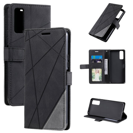 Skin Feel Splicing Horizontal Flip Leather Phone Case, For vivo Y17 / Y3s / Y15 / Y12 / Y11 2019, For vivo Y20 / Y20 2021 / Y20s, For vivo Y51a / Y31 / Y51 2020, December, For vivo Y72 5G / Y52 5G / iQOO Z3