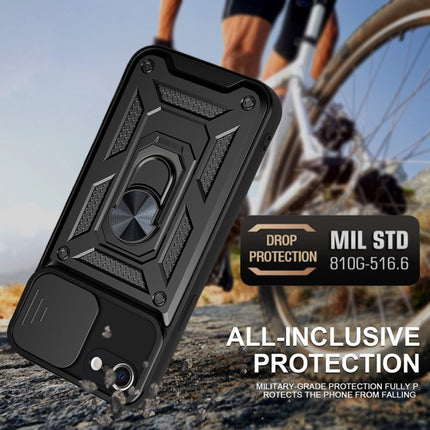 TPU + PC-Telefonschutzhülle mit verschiebbarer Kameraabdeckung, für iPhone SE 2022 / SE 2020 / 8 / 7, für OPPO A5s/A7 2018/A12, für OPPO A9 2020/A5 2020, für OPPO A15 / A15s