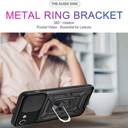 TPU + PC-Telefonschutzhülle mit verschiebbarer Kameraabdeckung, für iPhone SE 2022 / SE 2020 / 8 / 7, für OPPO A5s/A7 2018/A12, für OPPO A9 2020/A5 2020, für OPPO A15 / A15s