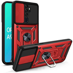 Sliding Camera Cover Design TPU+PC Phone Protective Case, For iPhone SE 2022 / SE 2020 / 8 / 7, For OPPO A5s/A7 2018/A12, For OPPO A9 2020/A5 2020, For OPPO A15 / A15s