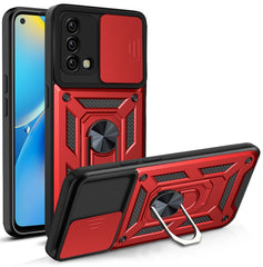 Sliding Camera Cover Design TPU+PC Phone Protective Case, For OPPO A74 4G, For OPPO A93 5G / A74 5G / A54 5G, For OPPO A94/Reno5/F19 Pro/Reno5 Lite, For OPPO Realme C21/C20/C11 2021