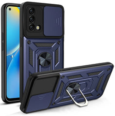 Sliding Camera Cover Design TPU+PC Phone Protective Case, For OPPO A74 4G, For OPPO A93 5G / A74 5G / A54 5G, For OPPO A94/Reno5/F19 Pro/Reno5 Lite, For OPPO Realme C21/C20/C11 2021