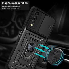 Sliding Camera Cover Design TPU+PC Phone Protective Case, For vivo Y20/Y20i/Y20s/Y30, For Xiaomi Redmi Note 11 6.5 inch, For Xiaomi Redmi Note 9 4G/9T/M3, For Huawei Y6 2019