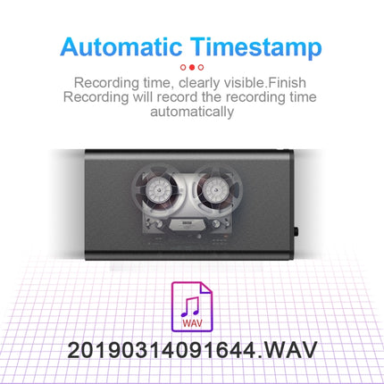 Q1 Intelligent HD Noise Reduction Voice Control Recorder, 4GB, 8GB, 16GB, 32GB