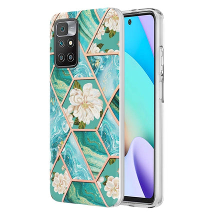 Electroplating Splicing Marble Flower TPU Phone Case, For Xiaomi Mi 11T / Mi 11T Pro, For Xiaomi Redmi 10, For Xiaomi Redmi Note 9 / 10X 4G, For Samsung Galaxy Note20, For Samsung Galaxy Note20 Ultra, For Samsung Galaxy A13 5G