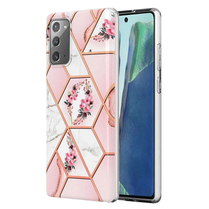 Electroplating Splicing Marble Flower TPU Phone Case, For Xiaomi Mi 11T / Mi 11T Pro, For Xiaomi Redmi 10, For Xiaomi Redmi Note 9 / 10X 4G, For Samsung Galaxy Note20, For Samsung Galaxy Note20 Ultra, For Samsung Galaxy A13 5G