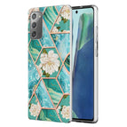 For Samsung Galaxy Note20 / Blue Flower