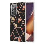 For Samsung Galaxy Note20 Ultra / Black Flower