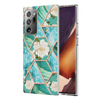 For Samsung Galaxy Note20 Ultra / Blue Flower