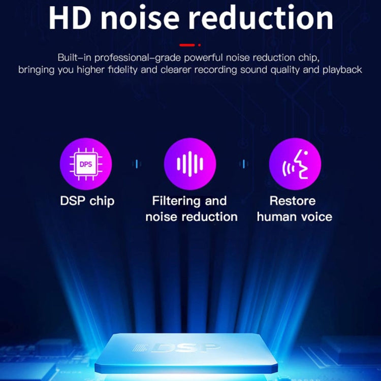 Q37 Intelligent HD Noise Reduction Voice Recorder, 4GB, 8GB, 16GB, 32GB