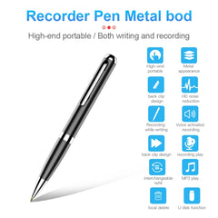 Q96 Intelligent HD Digital Noise Reduction Recording Pen, 4GB, 8GB, 16GB, 32GB, 64GB, 128GB