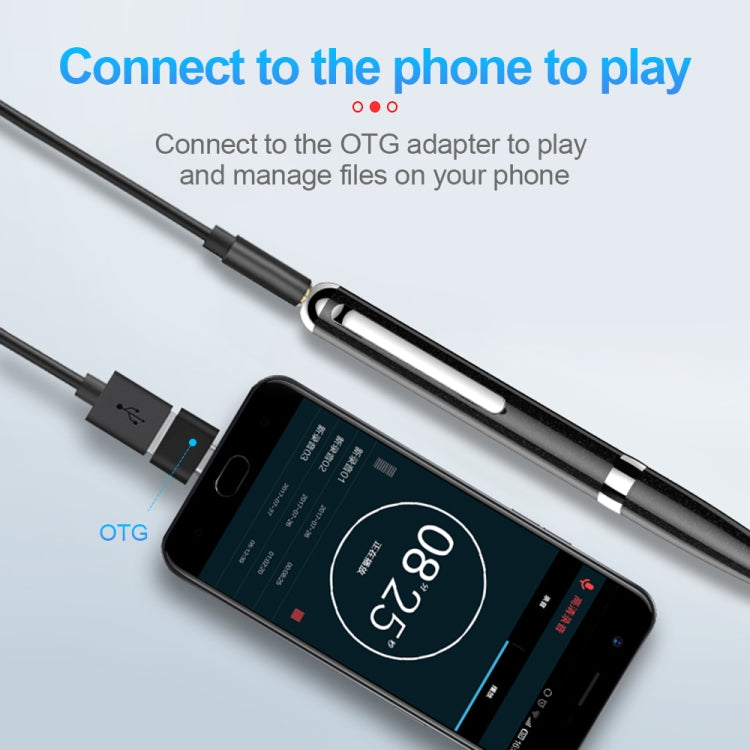 Q96 Intelligent HD Digital Noise Reduction Recording Pen, 4GB, 8GB, 16GB, 32GB, 64GB