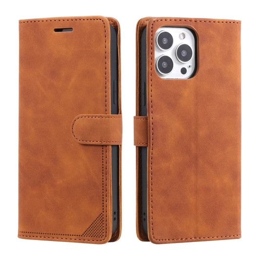 Skin Feel Anti-theft Brush Horizontal Flip Leather Phone Case, For iPhone13 Pro Max, For iPhone13 Pro, For iPhone13, For iPhone13 mini, For iPhone 12 Pro Max, For iPhone 12 / 12 Pro