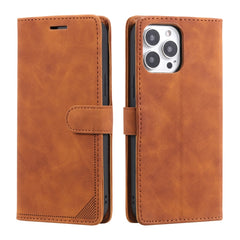 Skin Feel Anti-Diebstahl-Bürste Horizontal Flip Leder-Telefonhülle, Für iPhone13 Pro Max, Für iPhone13 Pro, Für iPhone13, Für iPhone13 mini, Für iPhone 12 Pro Max, Für iPhone 12 / 12 Pro