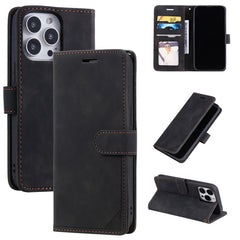 Skin Feel Anti-theft Brush Horizontal Flip Leather Phone Case, For iPhone13 Pro Max, For iPhone13 Pro, For iPhone13, For iPhone13 mini