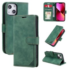 Skin Feel Anti-Diebstahl-Bürste Horizontal Flip Leder-Telefonhülle, Für iPhone13 Pro Max, Für iPhone13 Pro, Für iPhone13, Für iPhone13 mini, Für iPhone 12 Pro Max, Für iPhone 12 / 12 Pro