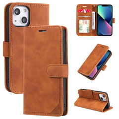 Skin Feel Anti-Diebstahl-Bürste Horizontal Flip Leder-Telefonhülle, Für iPhone13 Pro Max, Für iPhone13 Pro, Für iPhone13, Für iPhone13 mini, Für iPhone 12 Pro Max, Für iPhone 12 / 12 Pro