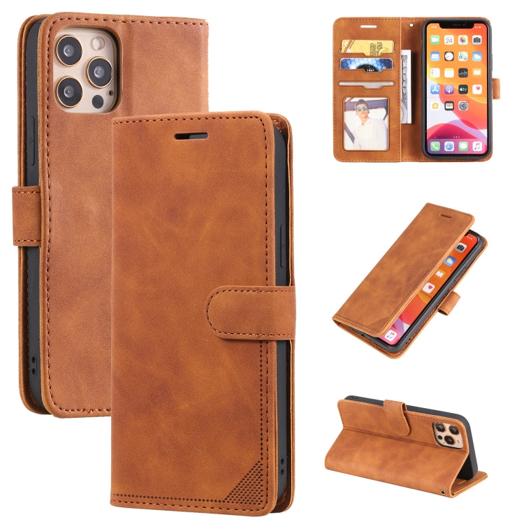 Skin Feel Anti-theft Brush Horizontal Flip Leather Phone Case, For iPhone 12 Pro Max, For iPhone 12 / 12 Pro, For iPhone 12 mini, For iPhone 11 Pro Max