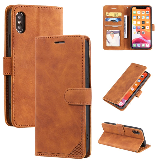 Skin Feel Anti-theft Brush Horizontal Flip Leather Phone Case, For iPhone X / XS, For iPhone SE 2022 / SE 2020 / 8 / 7, For iPhone 8 Plus & 7 Plus