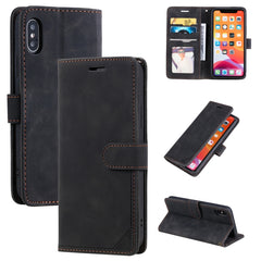 Skin Feel Anti-theft Brush Horizontal Flip Leather Phone Case, For iPhone X / XS, For iPhone SE 2022 / SE 2020 / 8 / 7, For iPhone 8 Plus & 7 Plus