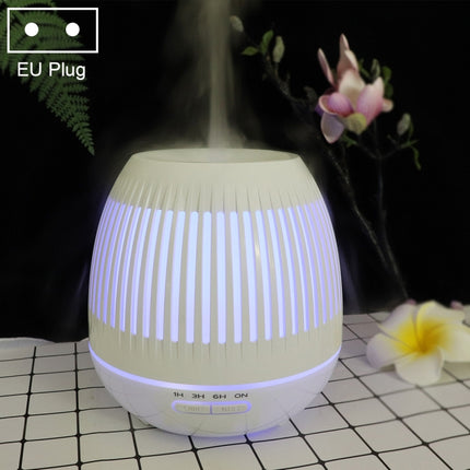 400ml Hollow-out LED Humidifier Wood Grain Air Purifier Aromatherapy Machine with Colorful LED Light, AU Plug, EU Plug, UK Plug, US Plug