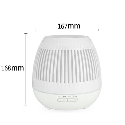 400ml Hollow-out LED Humidifier Wood Grain Air Purifier Aromatherapy Machine with Colorful LED Light, AU Plug, EU Plug, UK Plug, US Plug