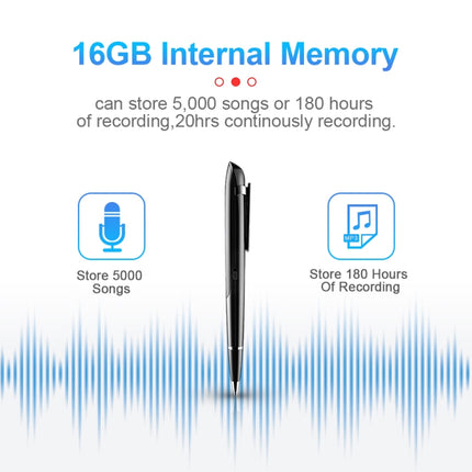 Q9 AI Intelligent High-definition Noise Reduction Conference Recording Pen Voice Control Recorder, 4GB, 8GB, 16GB, 32GB