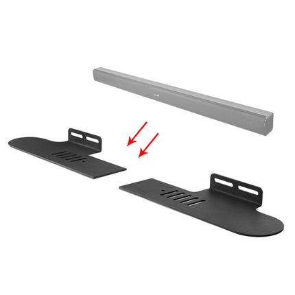 Split Sound Bar Wall-mount Bracket, For Ohayo H6 / H8, For Amoi U2 / U5 / U6 / U7, For Garinemax Speaker, For Sansui 91W, For DENON DHT-S316, For BOSE TV Speaker, For Edifier B3 / B7 / B8