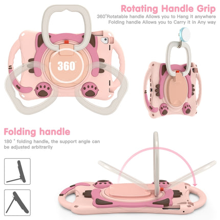 Funda protectora de EVA a prueba de golpes para niños con diseño de gato lindo, con soporte, correa para el hombro y asa, para iPad 9.7 2018/2017/Air/Air 2/Pro 9.7, para iPad 10.2 2019/2020/2021/Pro 10.5, para iPad mini 6/mini 2024, para iPad mini 6