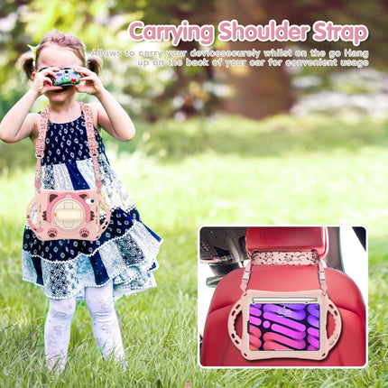 Bonita funda protectora de EVA a prueba de golpes para niños Cat King con soporte, correa para el hombro y asa, para iPad mini 6 / mini 2024