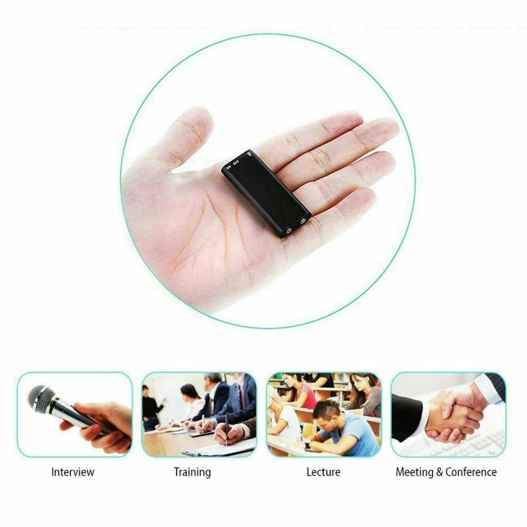 X2 AI Intelligent High-definition Noise Reduction Voice Control Recorder, 4GB, 8GB, 16GB, 32GB