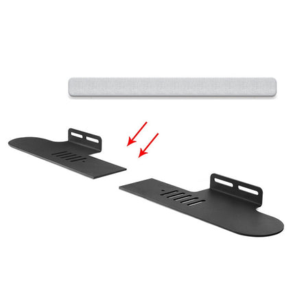 Split Sound Bar Wall-mount Bracket, For Xiaomi Redmi Speaker, For Xiaodu Soundbar, For JY AUDIO A9K, For HiVi K1000, For Coocaa Live-1 / Live-2 / Live-3, For KEF HTF7003, For DALI Katch One, For Ibass 9100K