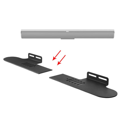 Split Sound Bar Wall-mount Bracket, For Xiaomi Redmi Speaker, For Xiaodu Soundbar, For JY AUDIO A9K, For HiVi K1000, For Coocaa Live-1 / Live-2 / Live-3, For KEF HTF7003, For DALI Katch One, For Ibass 9100K