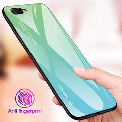 Estuche de vidrio con degradado de color para OPPO K1/R15X, OPPO R17, OPPO Reno y Galaxy S8