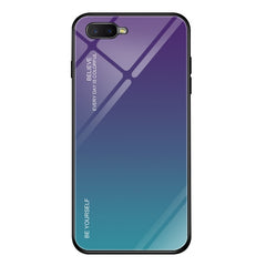 Estuche de vidrio con degradado de color para OPPO K1/R15X, OPPO R17, OPPO Reno y Galaxy S8