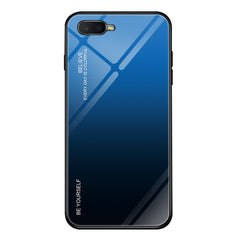 Estuche de vidrio con degradado de color para OPPO K1/R15X, OPPO R17, OPPO Reno y Galaxy S8