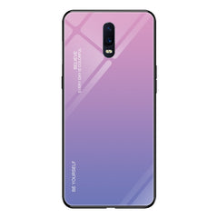 Estuche de vidrio con degradado de color para OPPO K1/R15X, OPPO R17, OPPO Reno y Galaxy S8