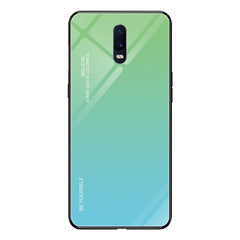 Estuche de vidrio con degradado de color para OPPO K1/R15X, OPPO R17, OPPO Reno y Galaxy S8