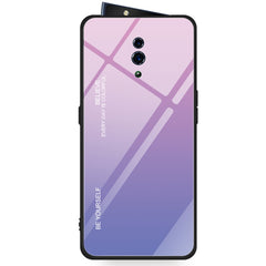 Estuche de vidrio con degradado de color para OPPO K1/R15X, OPPO R17, OPPO Reno y Galaxy S8