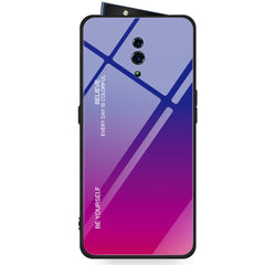 Estuche de vidrio con degradado de color para OPPO K1/R15X, OPPO R17, OPPO Reno y Galaxy S8