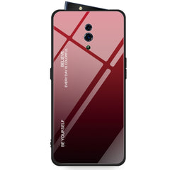 Estuche de vidrio con degradado de color para OPPO K1/R15X, OPPO R17, OPPO Reno y Galaxy S8